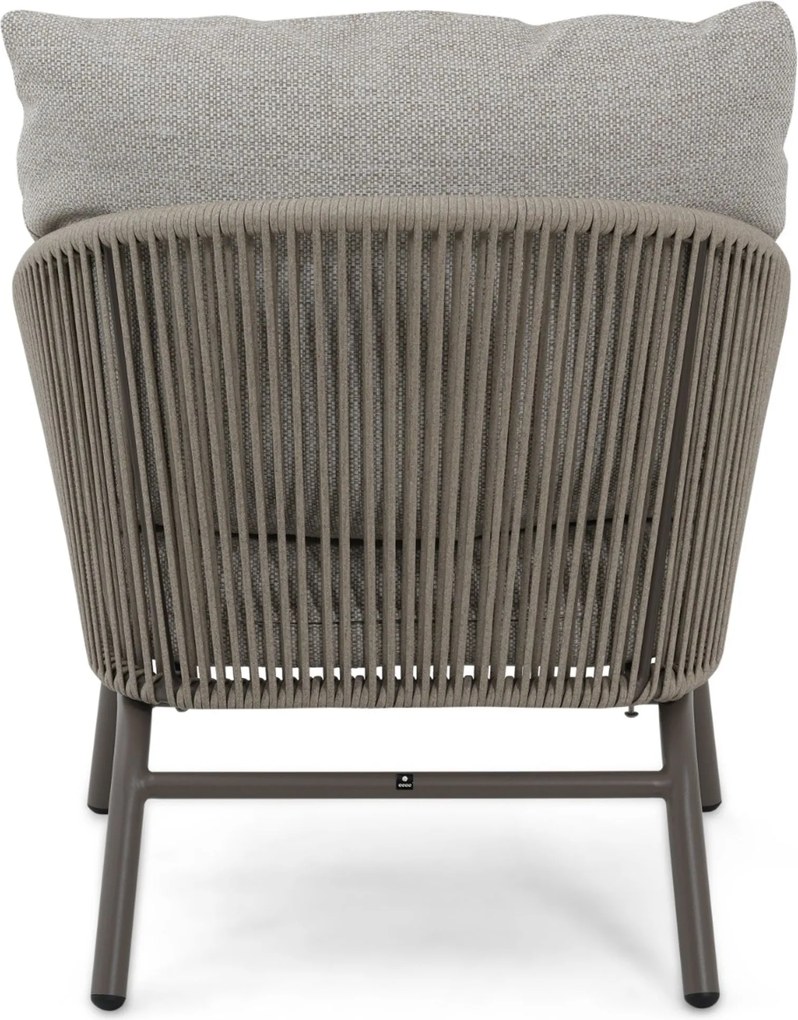 Stoel en Bank Loungeset 4 personen Rope Taupe  Coco Livo