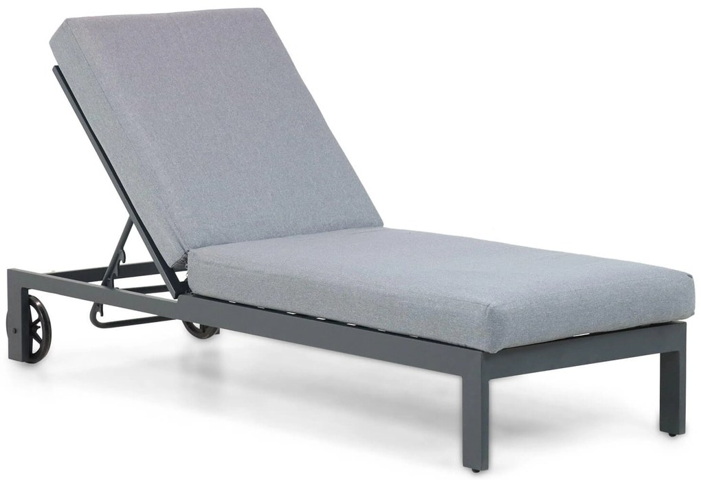 Santika Furniture Santika Mulsanne Lounger Aluminium Grijs