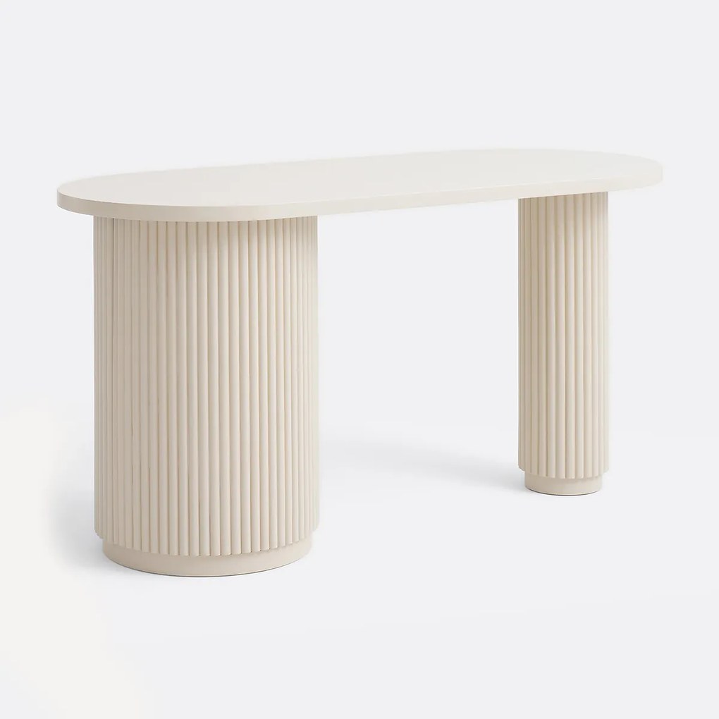 Bureau in organische vorm, 1 deur, Genna