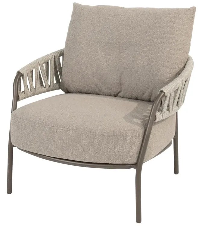 Taste by 4 Seasons Calma loungestoel terre SALE Loungestoel   bruin weerbestendig