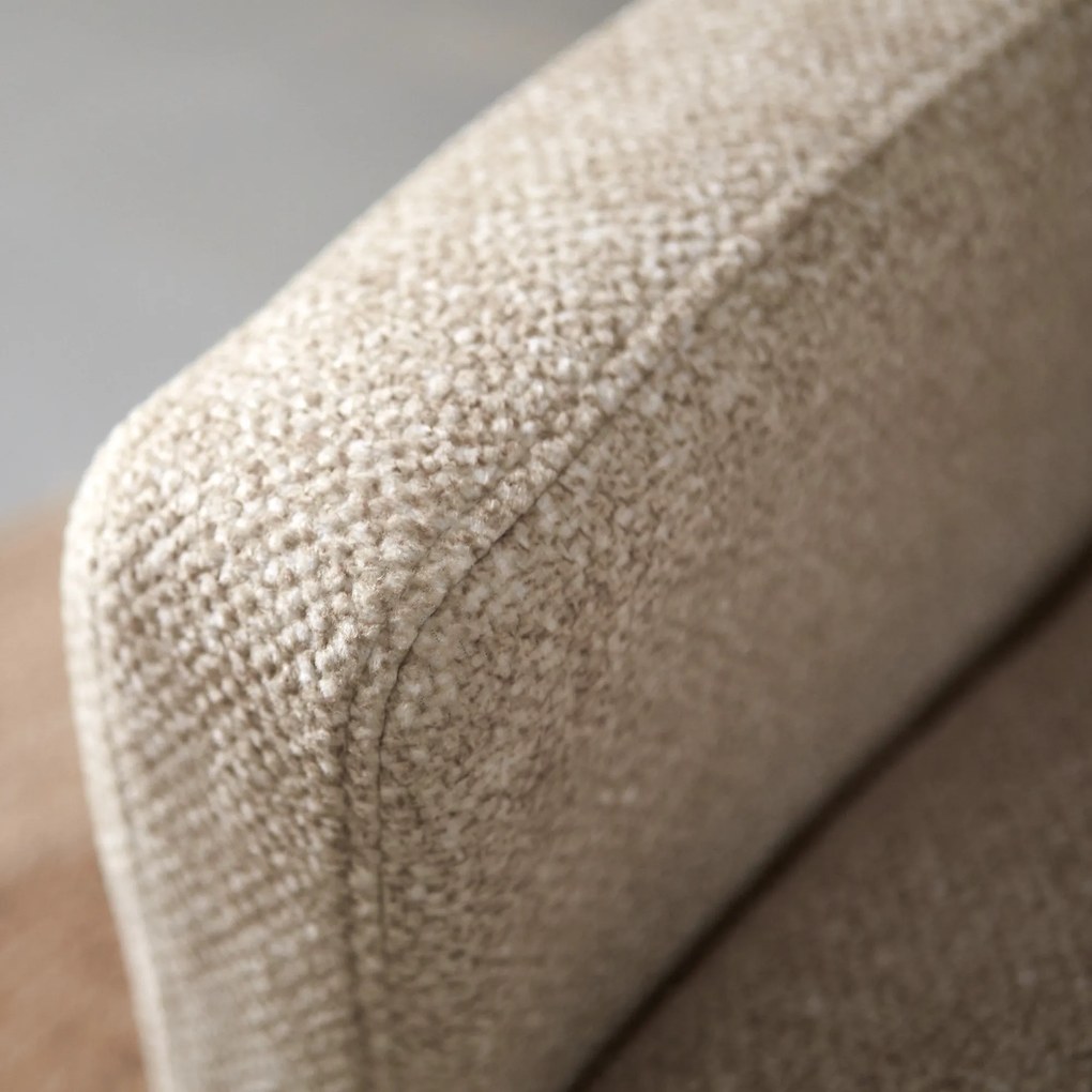 Moderne 3-zits Bank Beige Stof