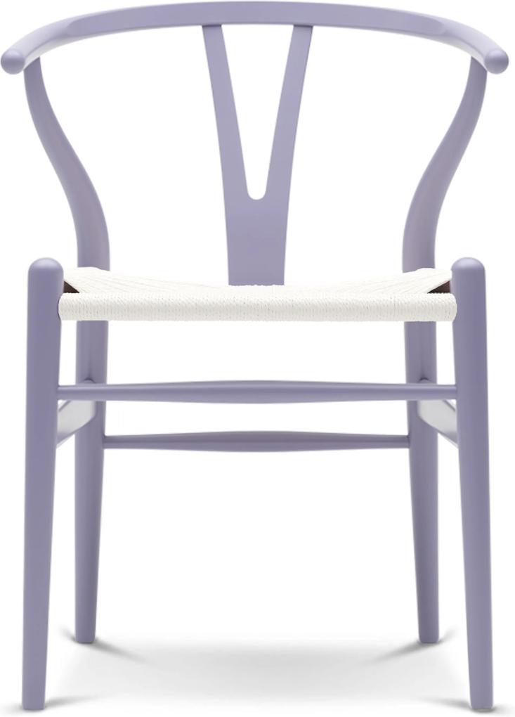 Carl Hansen & Son CH24 Wishbone stoel Colours White Light Purple