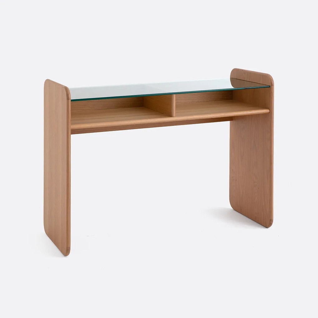 Bureau met gehard glazen blad, Ericson
