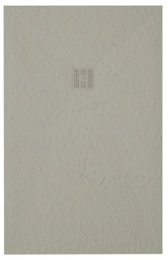 ZEZA Grade douchevloer - 100x150cm - antislip - antibacterieel - mineraalmarmer - rechthoek - mat new pearl (beige) 400000000000019851
