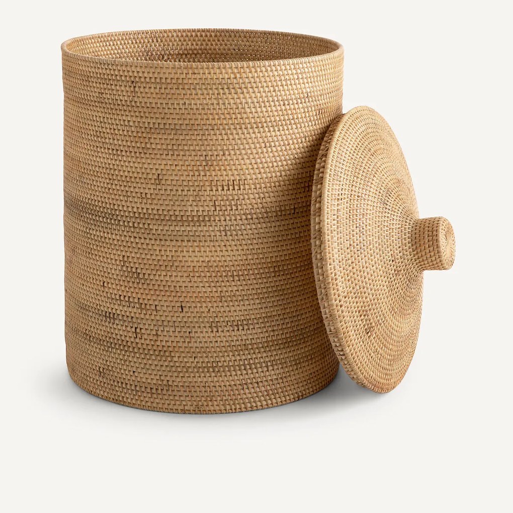Mand in rotan en gevlochten bamboe, Mirella