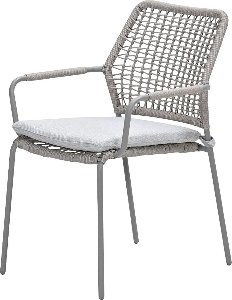 Garden Impressions Natas tuinset 9-delig taupe - Tulli tuintafel 280x140 cm - light teak vironwood