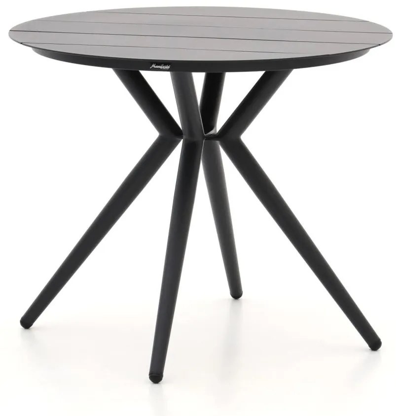 + 10% kassakorting | Tuin eettafel Manifesto  | Rond  | Tuintafel Aluminium | Ø90cm | 2 personen | Kees Smit Tuinmeubelen
