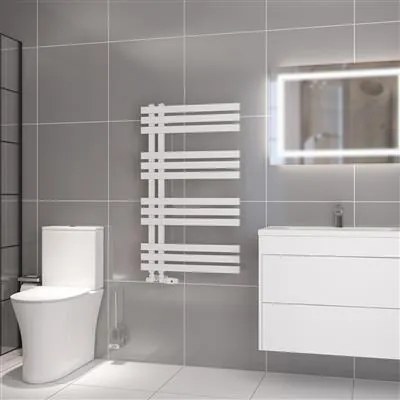 Eastbrook Hurley handdoekradiator 60x100cm 517W wit mat