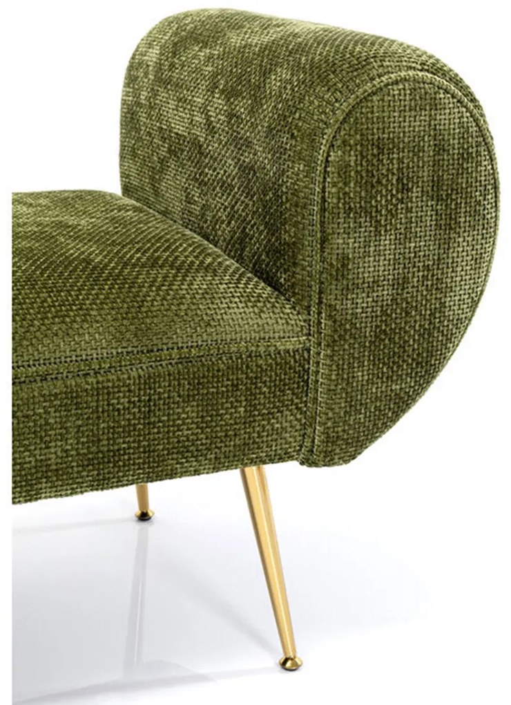 Kare Design Trono Groen Bankje Met Goud