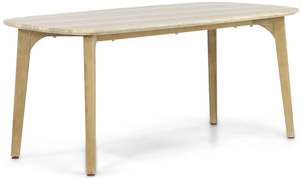 Tuinset 4 personen 170 cm Aluminium/wicker Taupe Coco Bali/Almeria