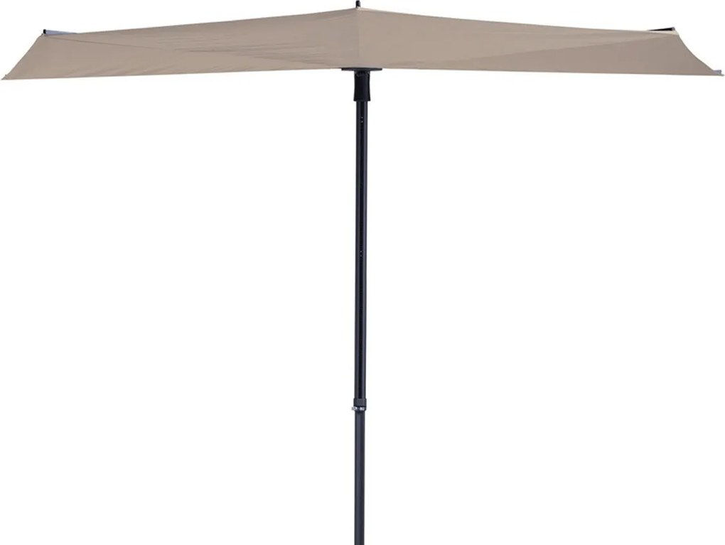 Madison Sun Wave stokparasol 270x150 cm - ecru