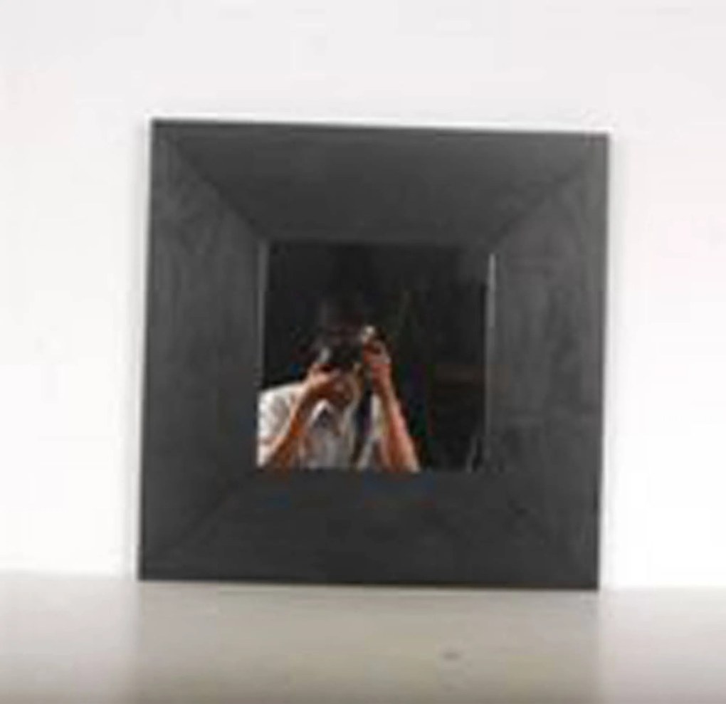 Spiegel zwart 60x60 cm Zwart