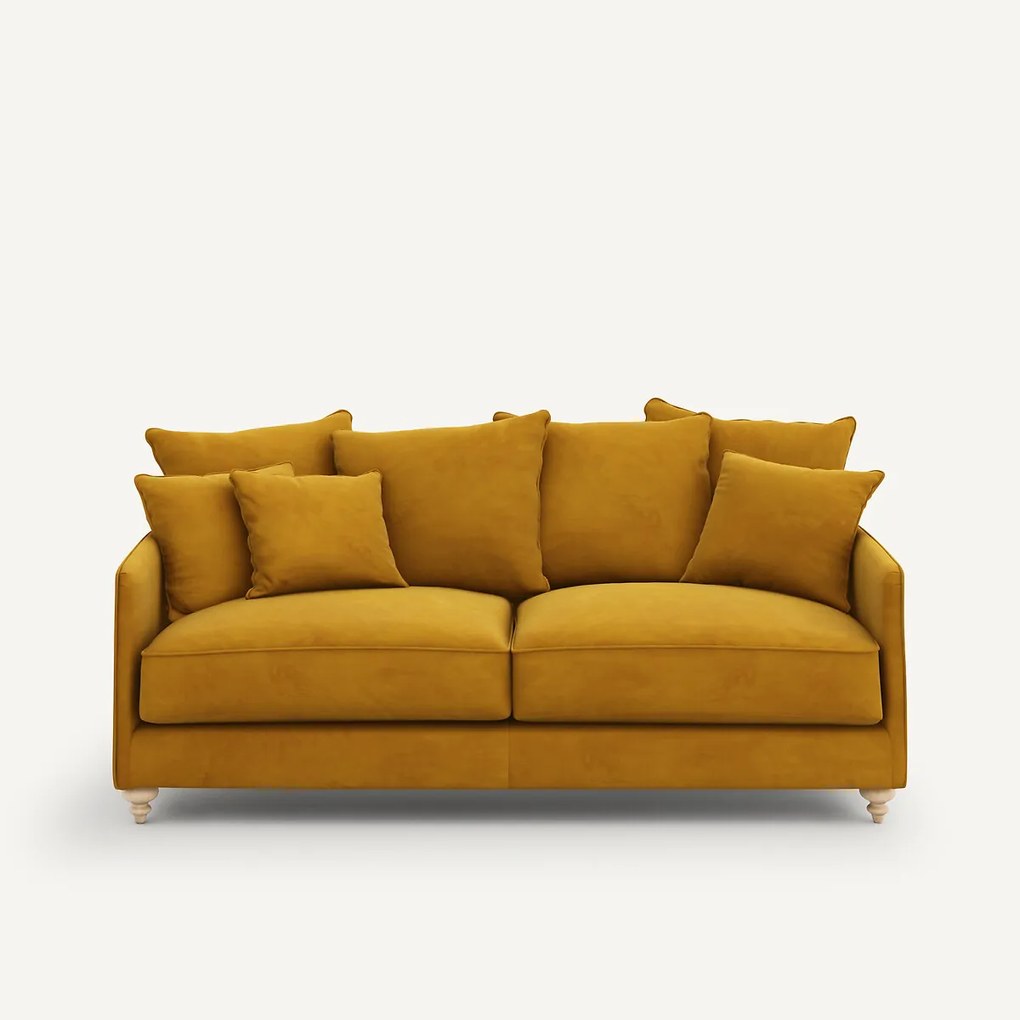 Omvormbare 3-zits fluwelen zetel, Lazare