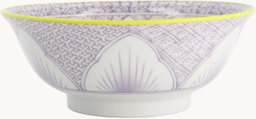 Porseleinen ramenschalen Lily Flower, 3-delig