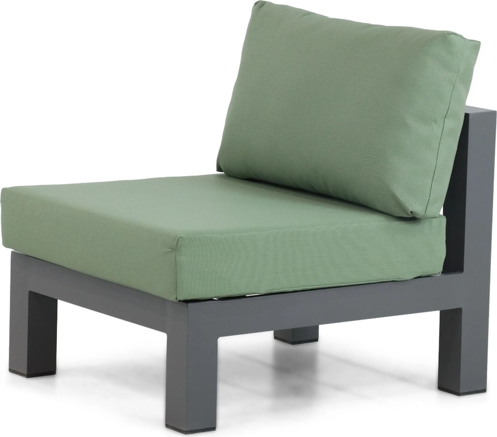 Hoek loungeset 6 personen Aluminium Grijs Lifestyle Garden Furniture Luca