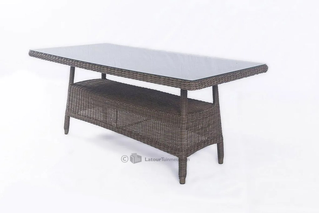 4 Seasons Outdoor | Devon tafel  Tuintafel    antraciet weerbestendig