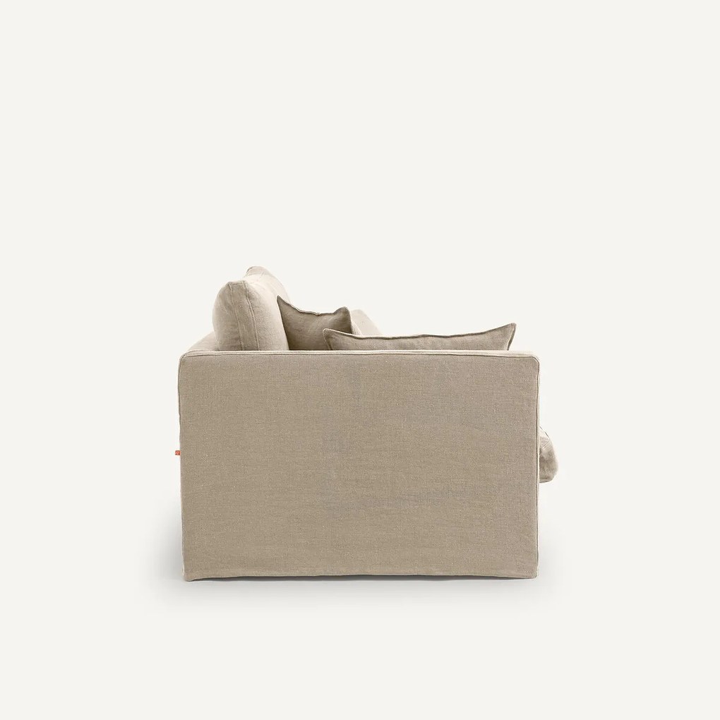 2-zitsbank in dik stonewashed linnen, Néo Kinkajou