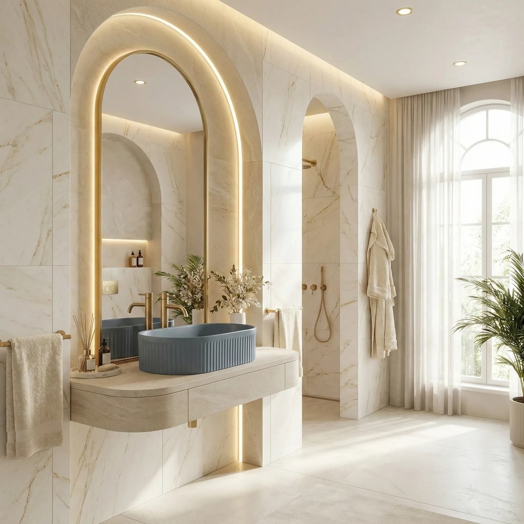 Opzetwastafel Rea Vanda Blueberry Matt