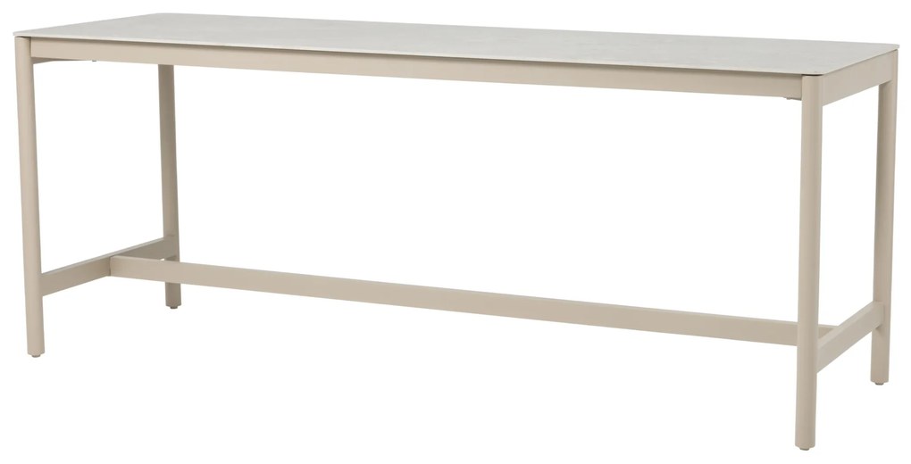 Soho high dining tuintafel 220x75xH95 cm keramiek latte Taste 4SO