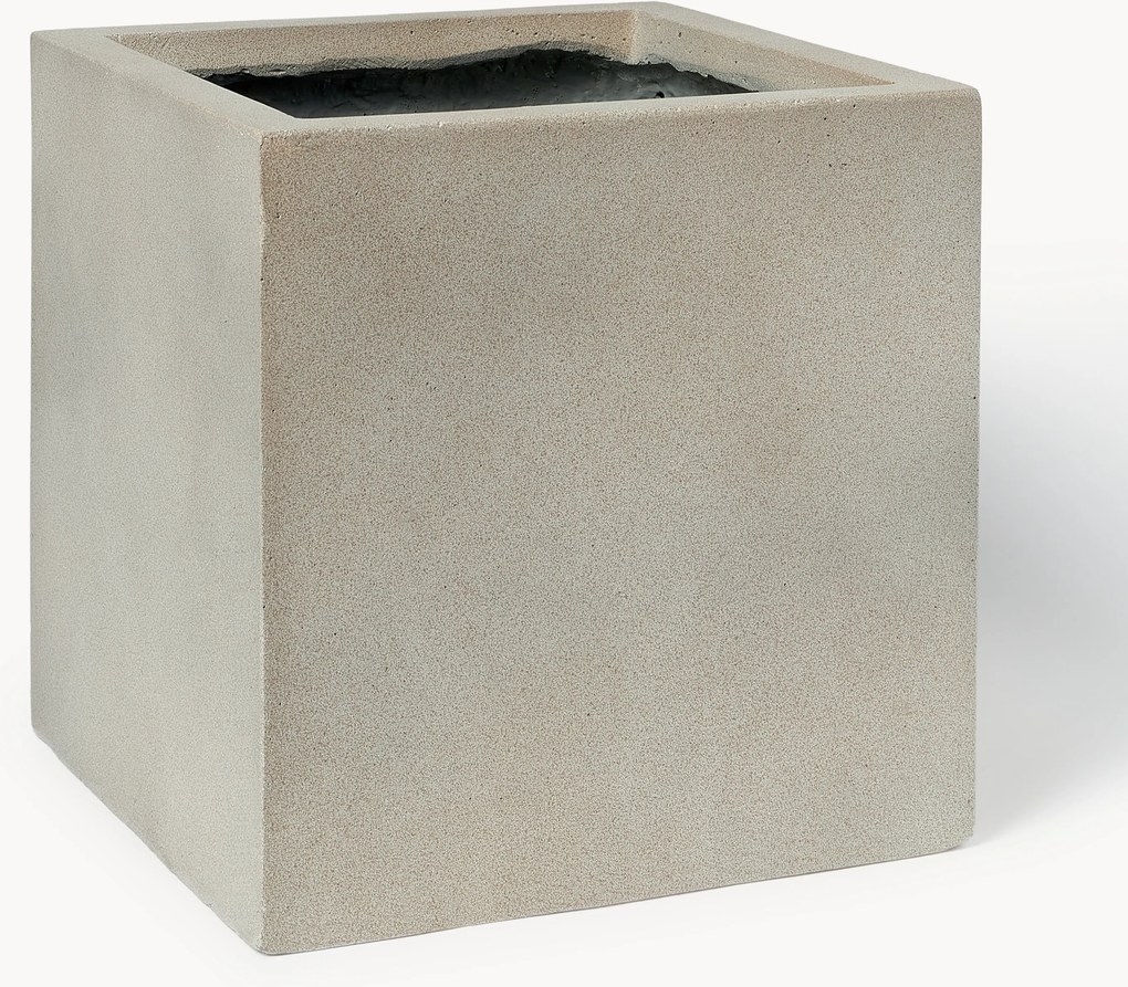 Outdoor plantenpot Tuscany van beton, H 30 cm