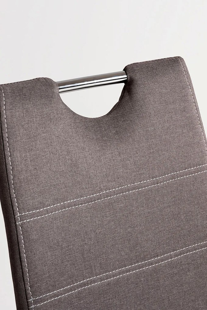 Set 4 Hallen Stoffen Stoelen