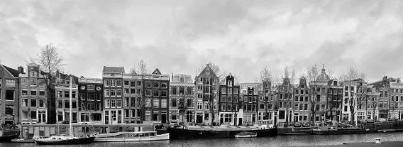 Kromme Waal Amsterdam - Canvas - 55x20