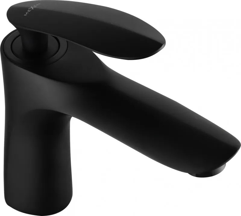 Mexen Lily wastafelkraan, zwart - 73600-70