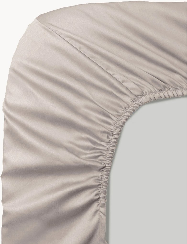 Boxspring hoeslaken Ava, katoensatijn, H 50 cm