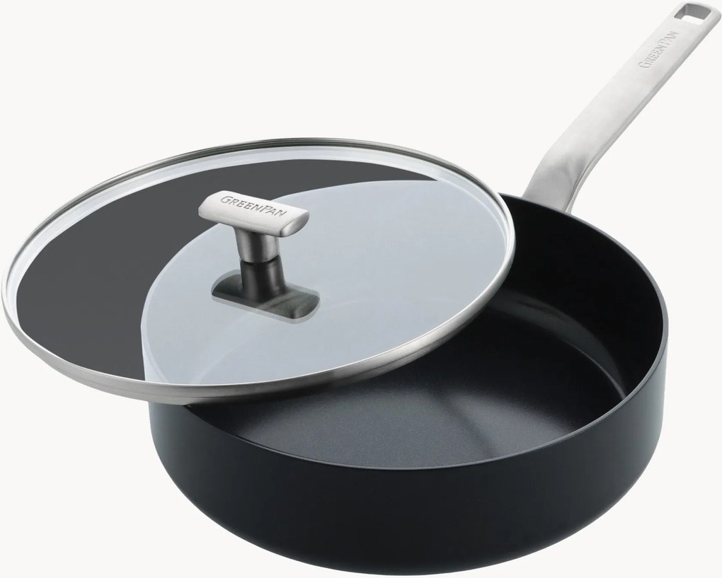 Braadpan met deksel Evolution met antiaanbaklaag