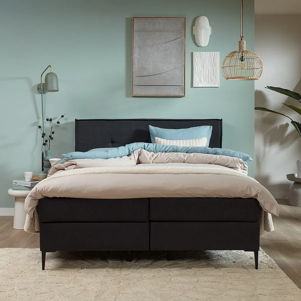 Luxe Boxspring 180x200 Antraciet