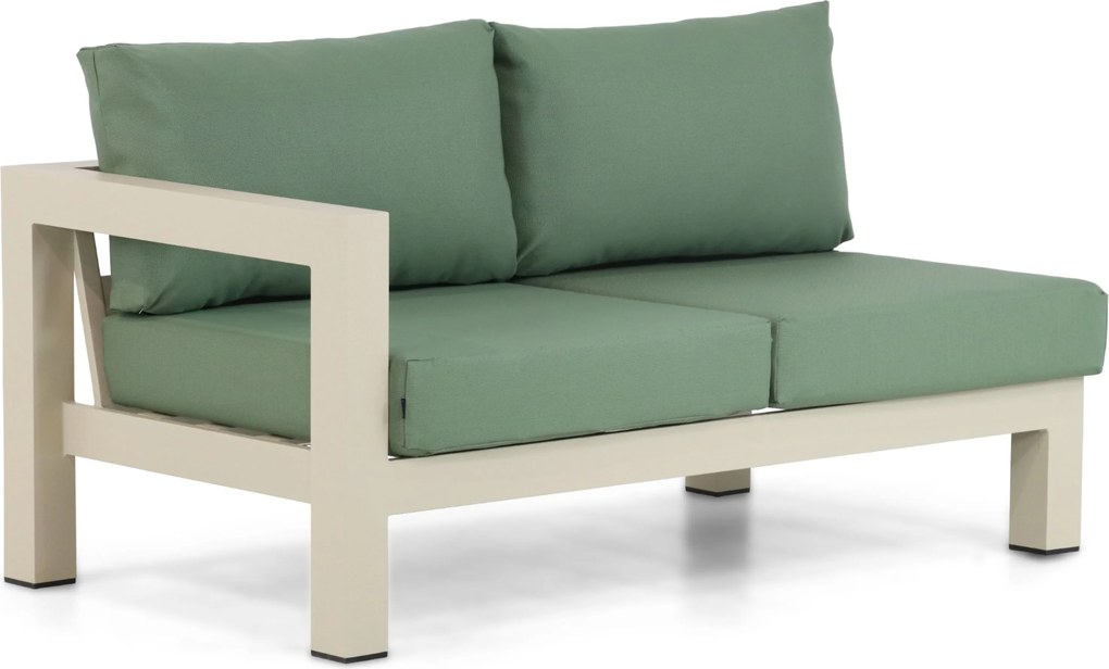 Hoek loungeset 6 personen Aluminium Taupe Lifestyle Garden Furniture Luca