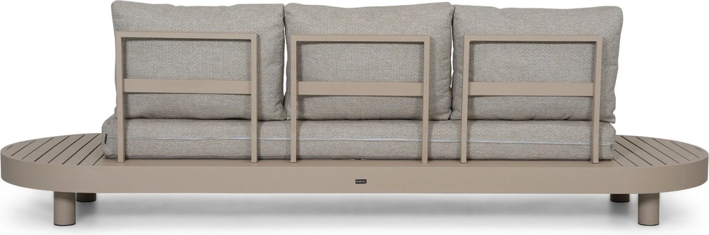 Stoel en Bank Loungeset 5 personen Aluminium Zand/Beige  Lifestyle Garden Furniture Organio