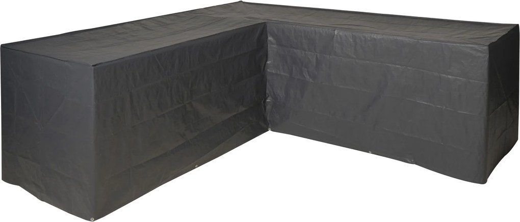 Nature hoes loungebank - H90x250x250 cm - 100g/m2 - grafietkleur - met koord