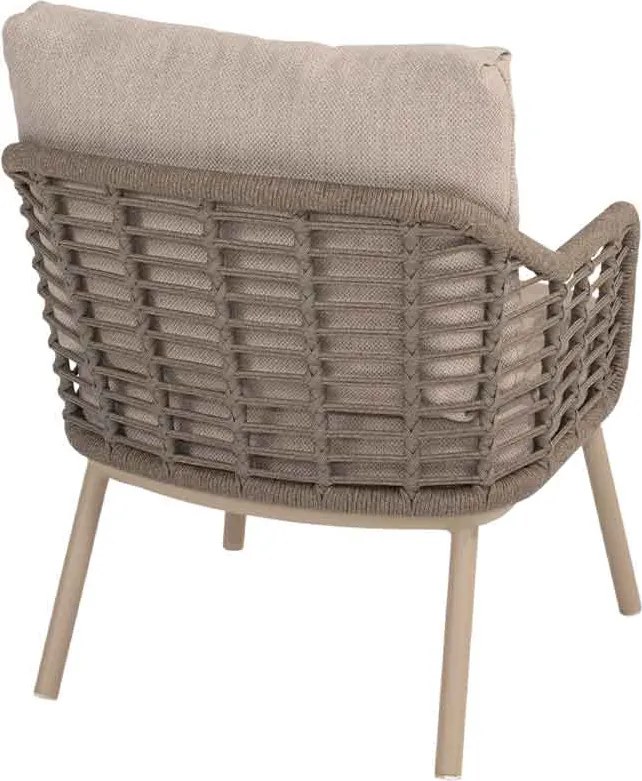 Taste by 4 Seasons Puglia lage tuinset 6-delig - Donato tuintafel Ø160x69 cm
