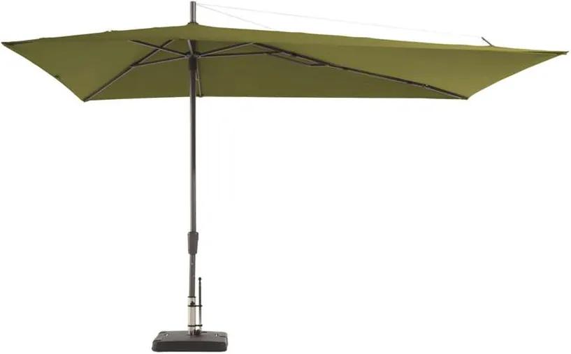 Madison parasol Asymetriq - groen - 220 cm - Leen Bakker