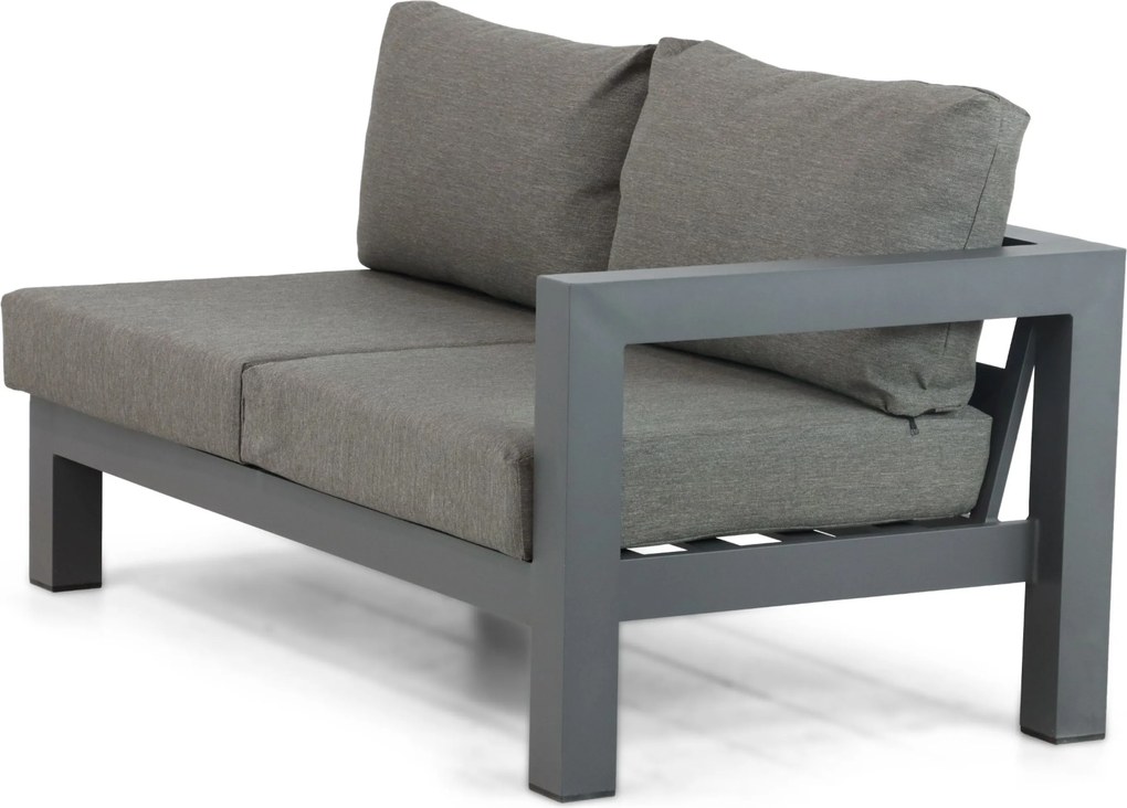 Hoek loungeset 6 personen Aluminium Grijs Lifestyle Garden Furniture Luca