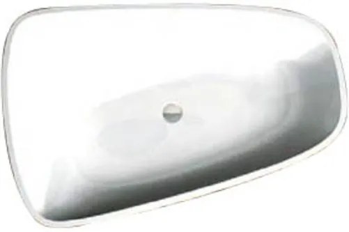 Hoesch Singlebath bad acryl vrijstaand met overloop rechts 178.6x116.1x63.7 voor platforn wit 3683010