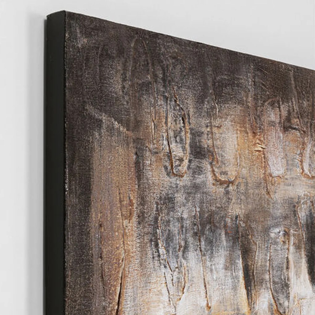 Kare Design Shadows Brown Abstract Schilderij Bruin Beige