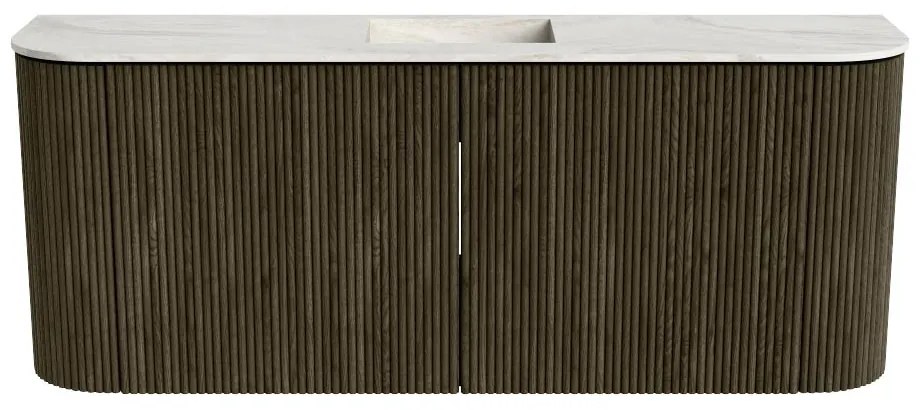 Mondiaz Joya DLux 105cm toiletmeubel ronding links/rechts shadow met wastafel faye midden zonder kraangat ostra