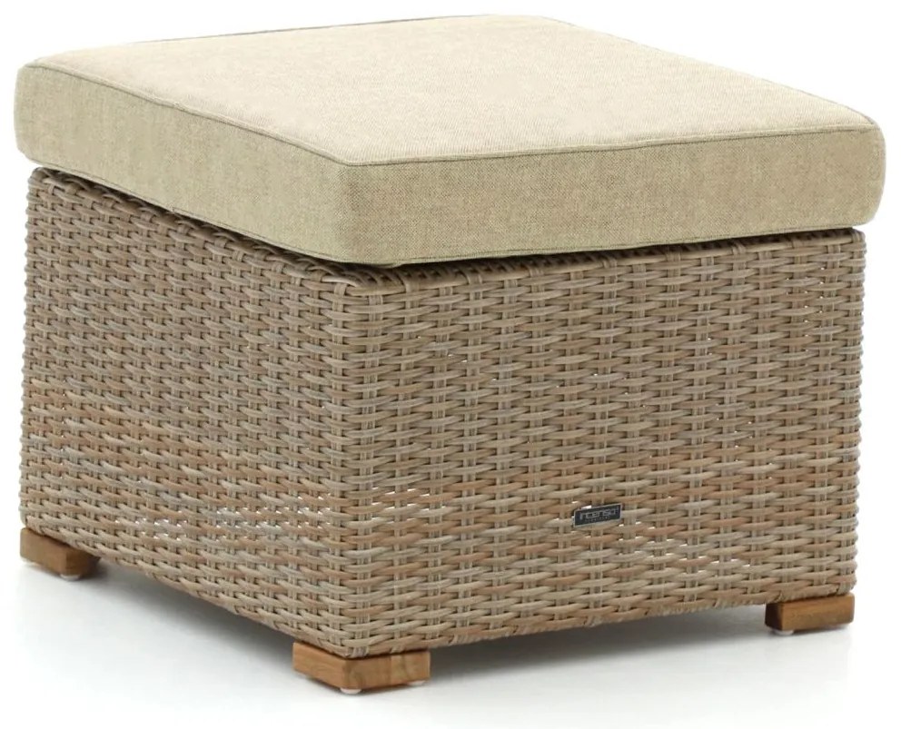 Voetenbank | Intenso  Mazzano | Wicker (vlechtwerk) | Taupe/Bruin | Kees Smit Tuinmeubelen