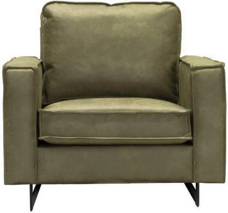 Fauteuil - Riverdance - leer Dalton groen 14