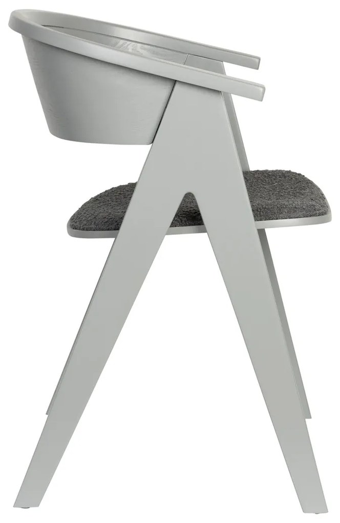Zuiver Ndsm Design Eetkamerstoel Grijs Hout