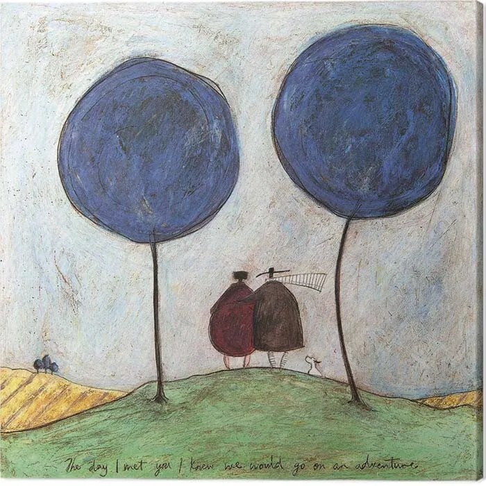 Schilderij op canvas Sam Toft - The Day I Met You