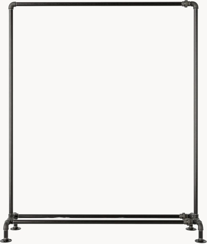 Metalen kledingrek Clyde met schoenenplank