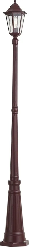 Klassieke buitenlantaarn donker rood 213cm IP44 - Havana