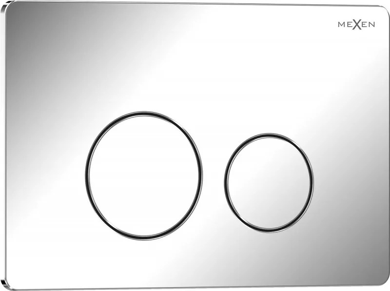 Mexen Tex 06 spoelknop roestvrij staal, glanzend chroom - 6106-03