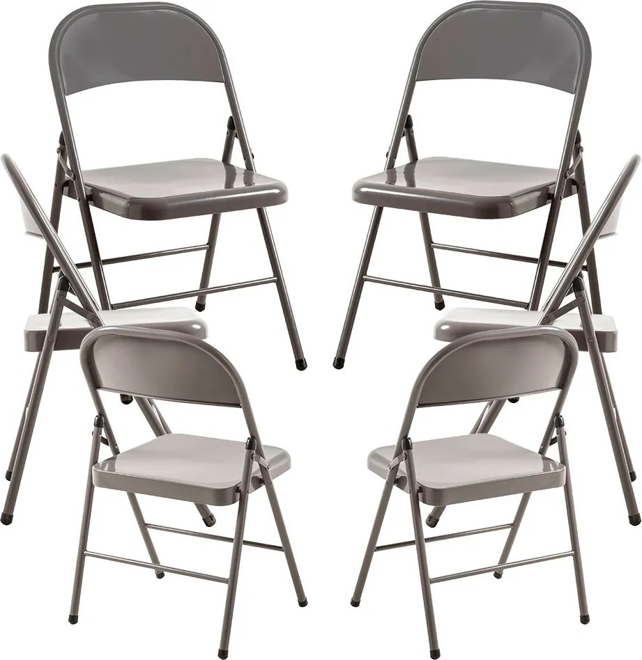 Set 6 Niza Inklapbare Evenementenstoelen