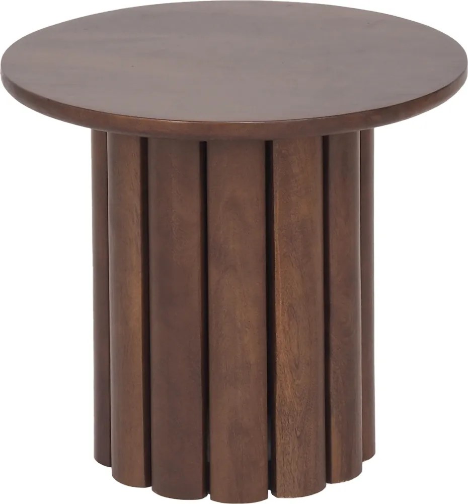 Bijzettafel Geribbelde Poot - 50 X 50cm.