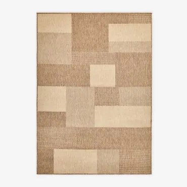 Rechthoekig Buitenkleed Van Polypropyleen Bridget Natuurlijke Kleuren & 230x160 Cm - Sklum