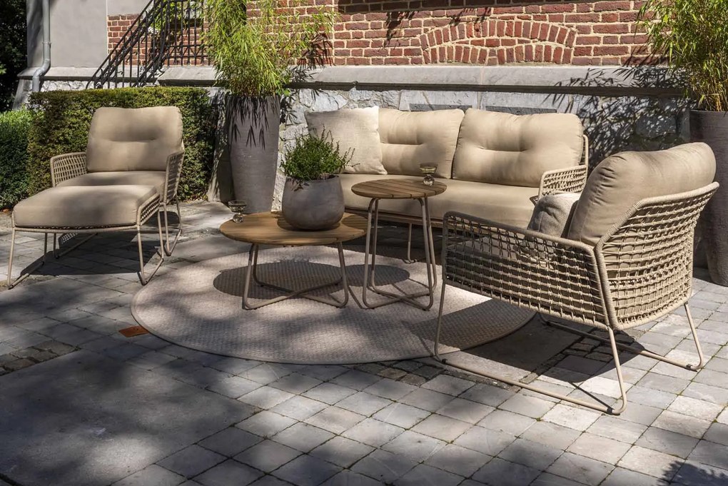 Taste by 4 Seasons Albano 2,5-zits loungebank latte SALE  Loungebank    taupe weerbestendig